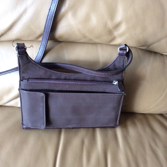 🛑SOLD🛑 Brown Leather Crossbody Wallet Organizer - Picture 2 of 6